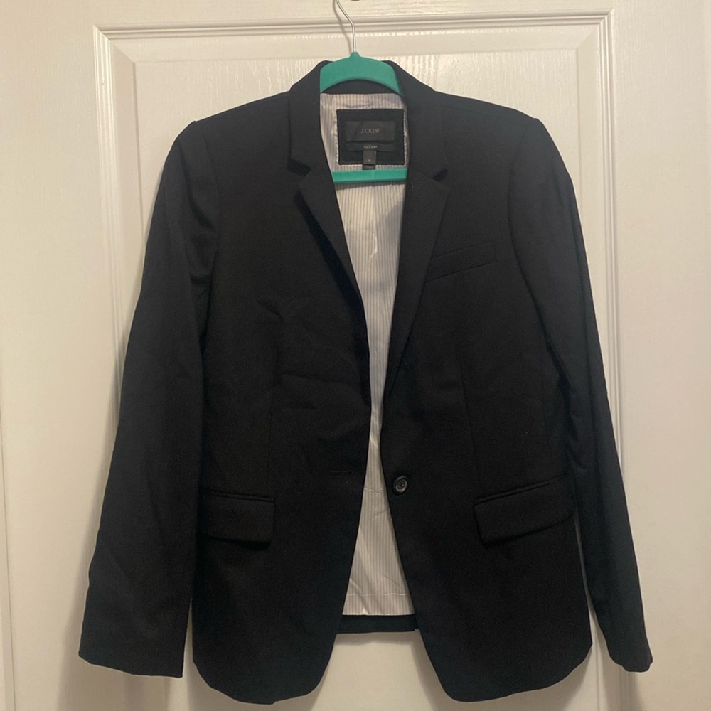 J.Crew Black Regent Blazer size 6
